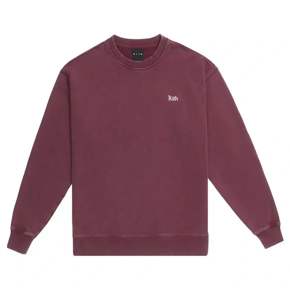 Kith Burgundy Crewneck Sweatshirt - Picture 4 of 10